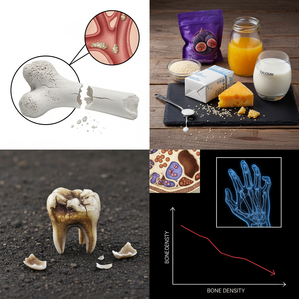 همه چیز درباره کمبود کلسیم: علت، نشانه‌ها و عوارض آن