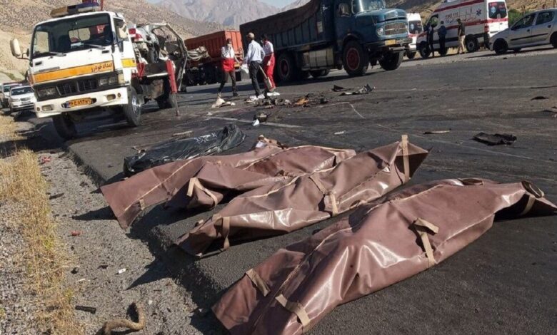 روزانه به طور میانگین ۶۰ نفر در حوادث رانندگی جان خود را از دست دادند روزانه به طور میانگین ۶۰ نفر در حوادث رانندگی جان خود را از دست دادند